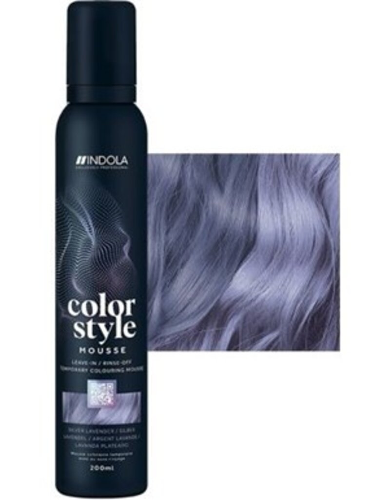 Indola Zilver Lavendel Profession Color Style Mousse 200ml