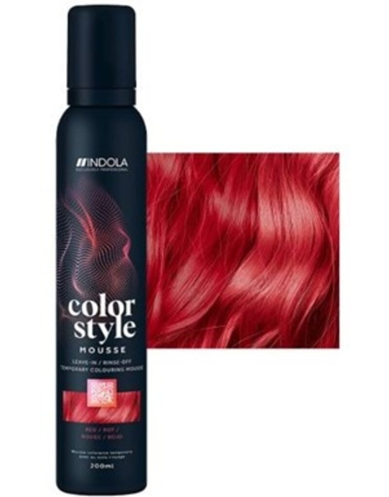 Indola Indola Colormousse 200ml Rood