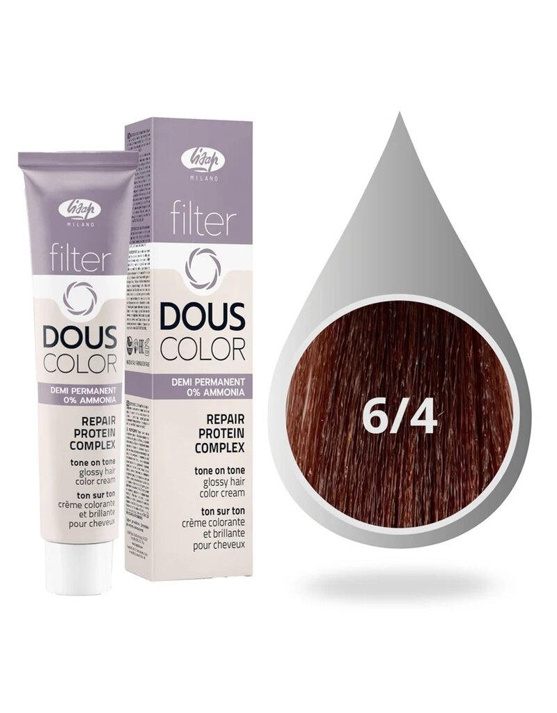 Lisap 6.4 Lisap Filter Douscolor 60ml Donker Mahonie Blond.