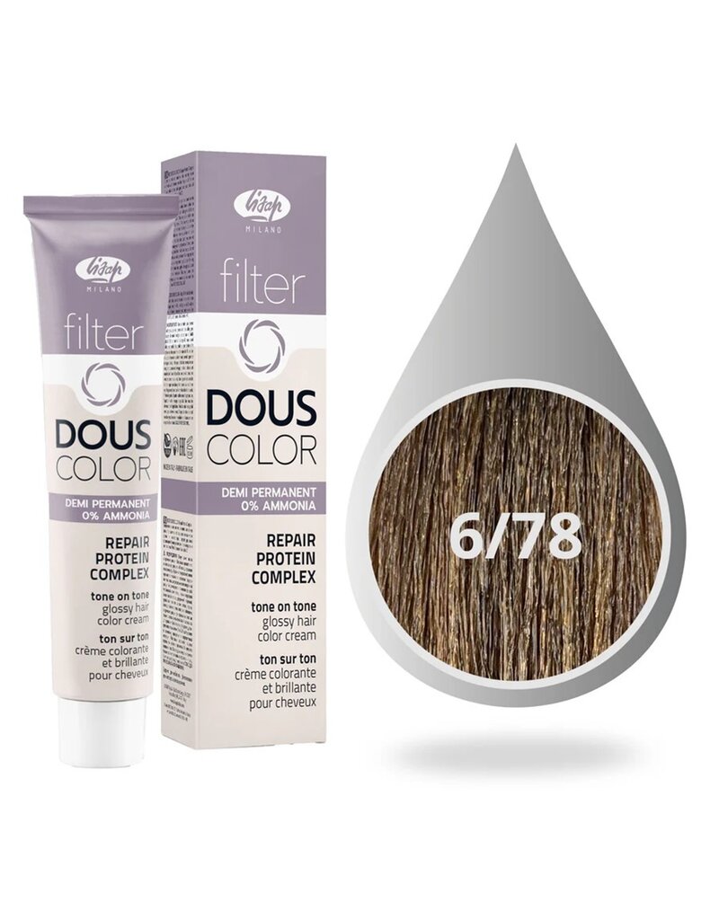 Lisap 6.78 Lisap Filter Douscolor 60ml Donkerblond Mokka.