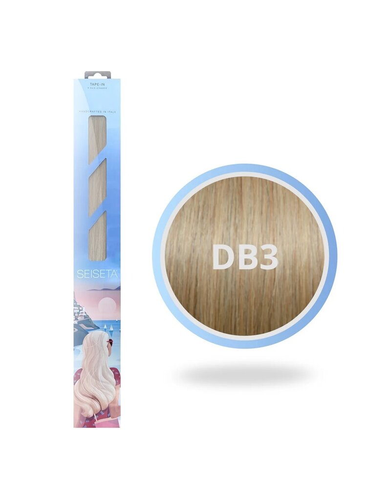 seiseta DB3 Seiseta Tape-In Extensions 50-55cm Goud Blond