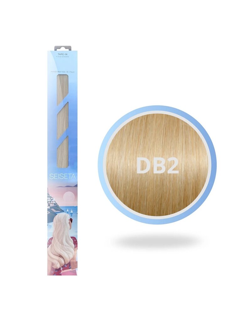 seiseta DB2 Seiseta Tape-In Extensions 50-55cm Licht Goud Blond