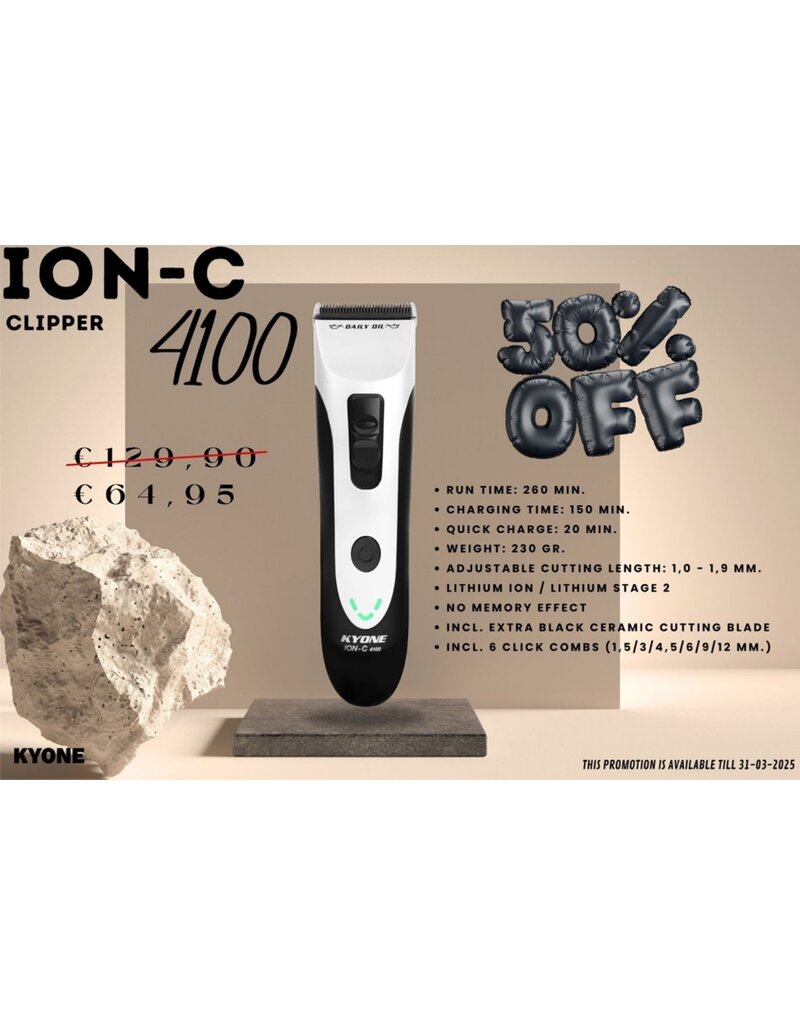Kyone Kyone ION-C 4100 Clipper met Lithium Stage-2