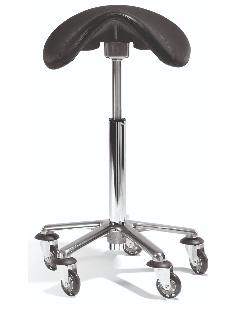 Roller Coaster XL Zadel Aluminium voet H45-65cm