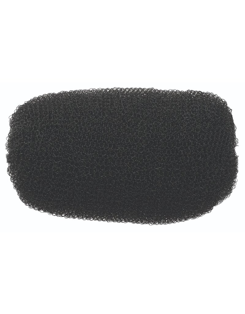 Bun Pad Updo Nylon Zwart 13cm