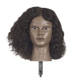 Sibel Oefenhoofd 4 Soorten Krullen 100% Angora 25-30cm