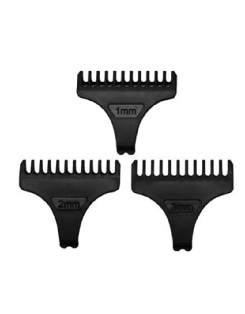 Kyone Kyone Vintage Zero Trimmer Opzet kammen 3 stuks 1-2-3 mm