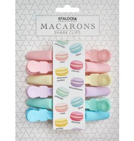 Efalock Efalock Macaron Krokodil Klemmen 6 stuks