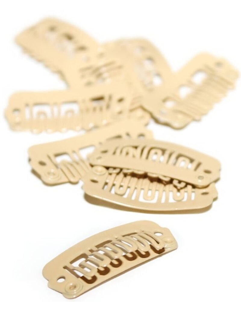 Euro So Cap Eurosocap metal clip Beige 12st.