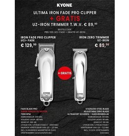 Kyone Kyone Ultima Iron Fade Pro Clipper + UZ-Iron Trimmer