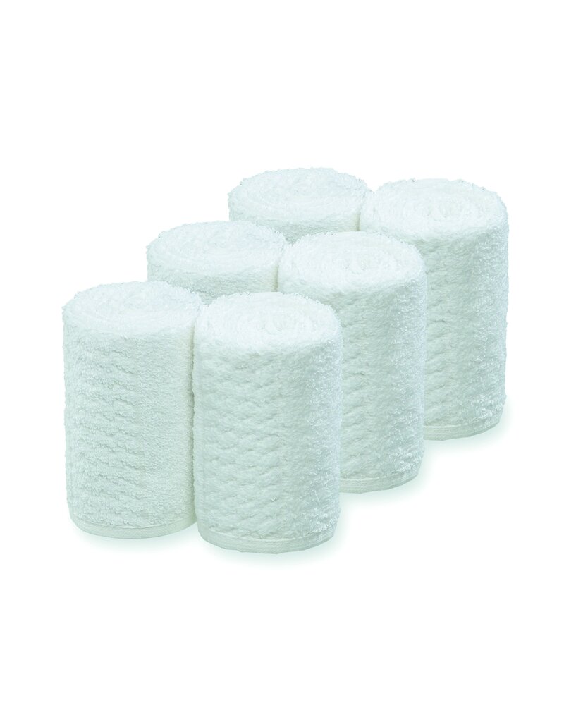 Stoom Handdoekje Wit 50x30cm 6st