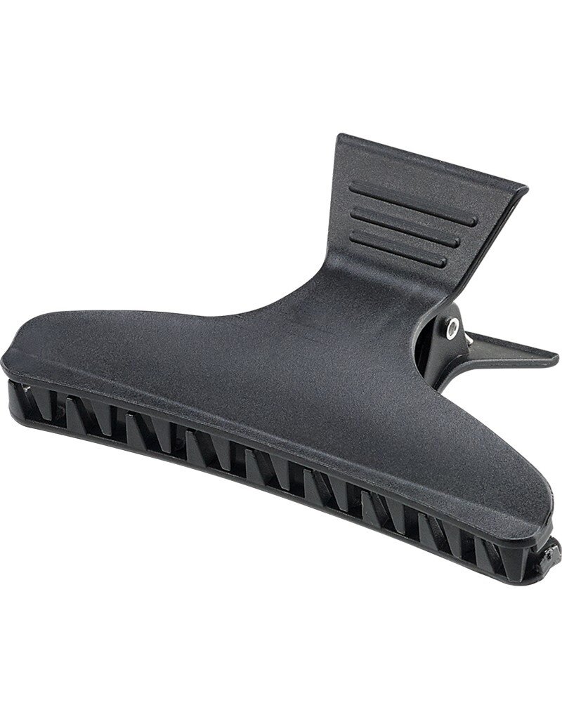 Vlinder Klem Plastiek 8cm12st Zwart