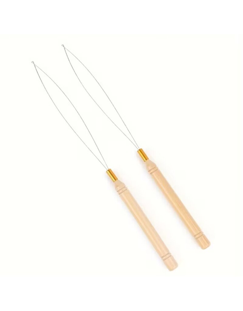 Houten Ring-On Aanbreng Lussen 2 Stuks