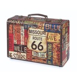 Sibel Sibel Route 66 Vintage Koffer 40 x 27 x 15,5 cm