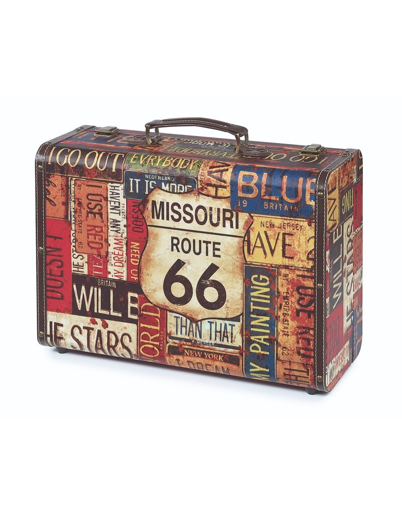 Sibel Sibel Route 66 Vintage Koffer 40 x 27 x 15,5 cm