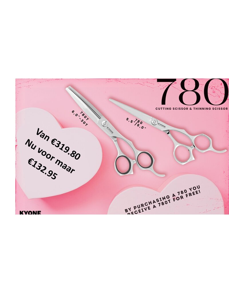 Kyone Kyone Schaar 780 5.5" met 780T coupe schaar #