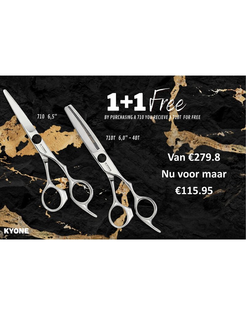 Kyone Kyone Knipschaar 710-6.5" met Coupe Schaar 710T-6" #