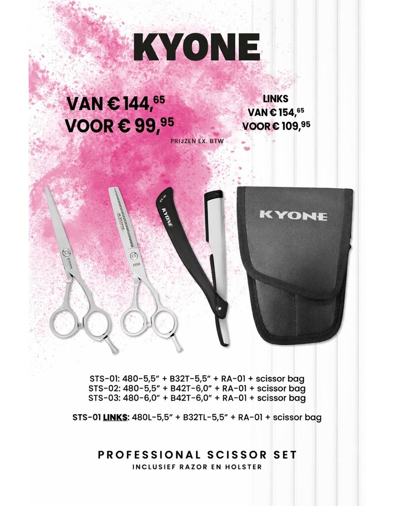 Kyone 480-5,5" + B42T-5,5" + RA-01 + Tool Bag