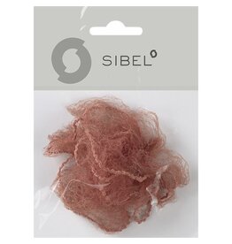 Sibel Haarknot Netje Kastanje 2x