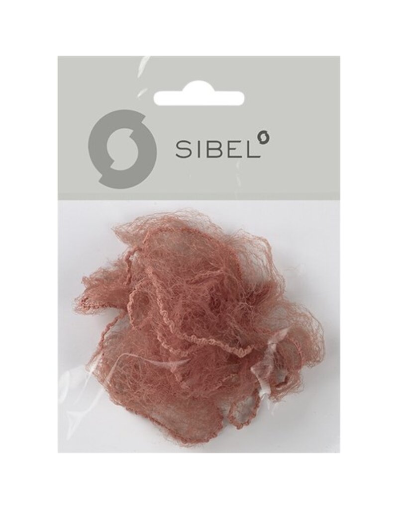 Sibel Haarknot Netje Kastanje 2x
