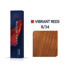 koleston 8.34  Vibrant Reds 60ml   L.Blond Goud Rood #