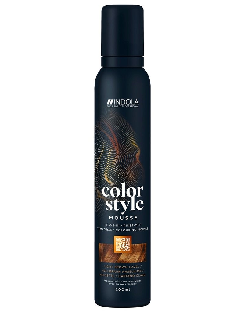 Indola Indola Colormousse 200ml. Licht Bruin