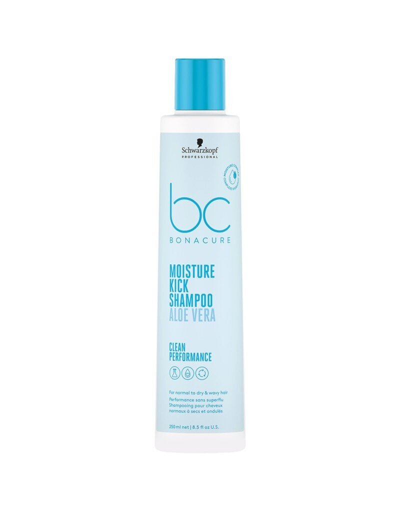 Schwarzkopf BC Moisture Kick Shampoo. 250ml Aloe Vera