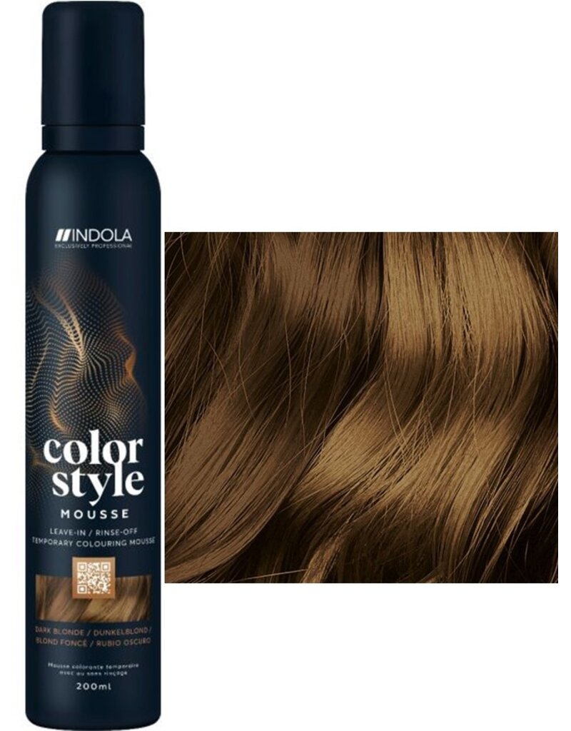 Indola Indola Colormousse 200ml. Donker Blond