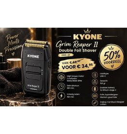 Kyone Kyone Grim Reaper II Dual Foil Shaver