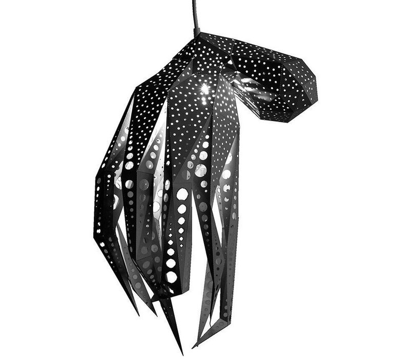Vasili Lights hanglamp octopus - zwart - Mevrouw Aardbei
