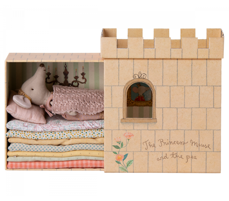 Maileg muis prinses op de erwt