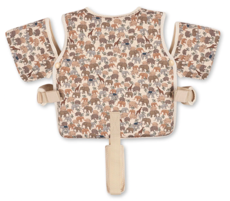 Liewood placemat aura mr bear dusty mint Mevrouw Aardbei