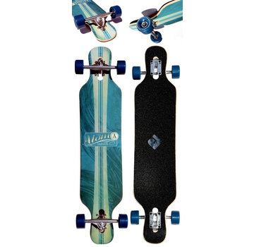 Atom Atom Drop Through Artisan blaues 39" Longboard