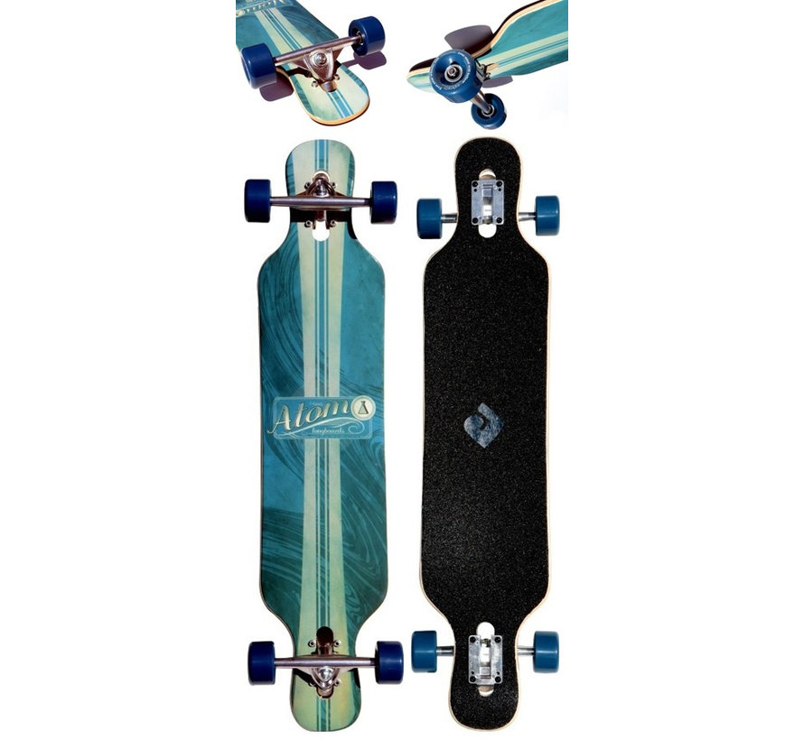 Longboard Atom Drop Through Artisan azul 39"