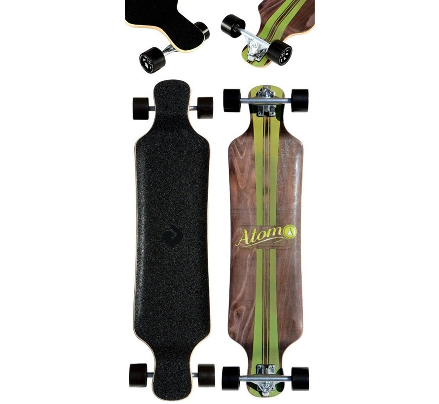 Atom Micro-drop Artisan brown 39" Longboard