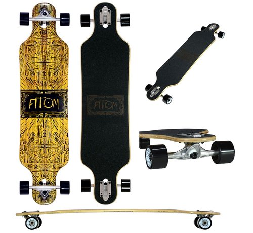 Atom  Atom Drop Through 40" Longboard Tiki Banner