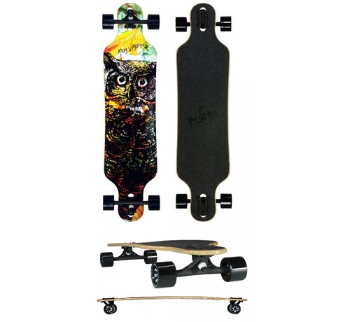 Atom Longboard Atom 40 cali Owl drop przez longboard