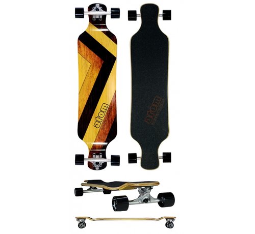 Atom Longboard Atom 39 cali Woody z opuszczanym pokładem