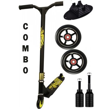 Black Dragon Monopattino acrobatico Basic Black Dragon Lime + Combo