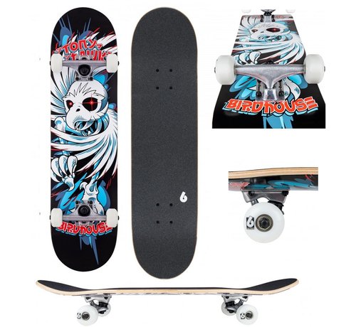 Birdhouse Skateboards Deskorolka Birdhouse Stage 1 Hawk Spiral czarna 7,75