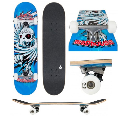 Birdhouse Skateboards  Patineta Birdhouse Stage 1 Hawk Spiral Blue 7.75