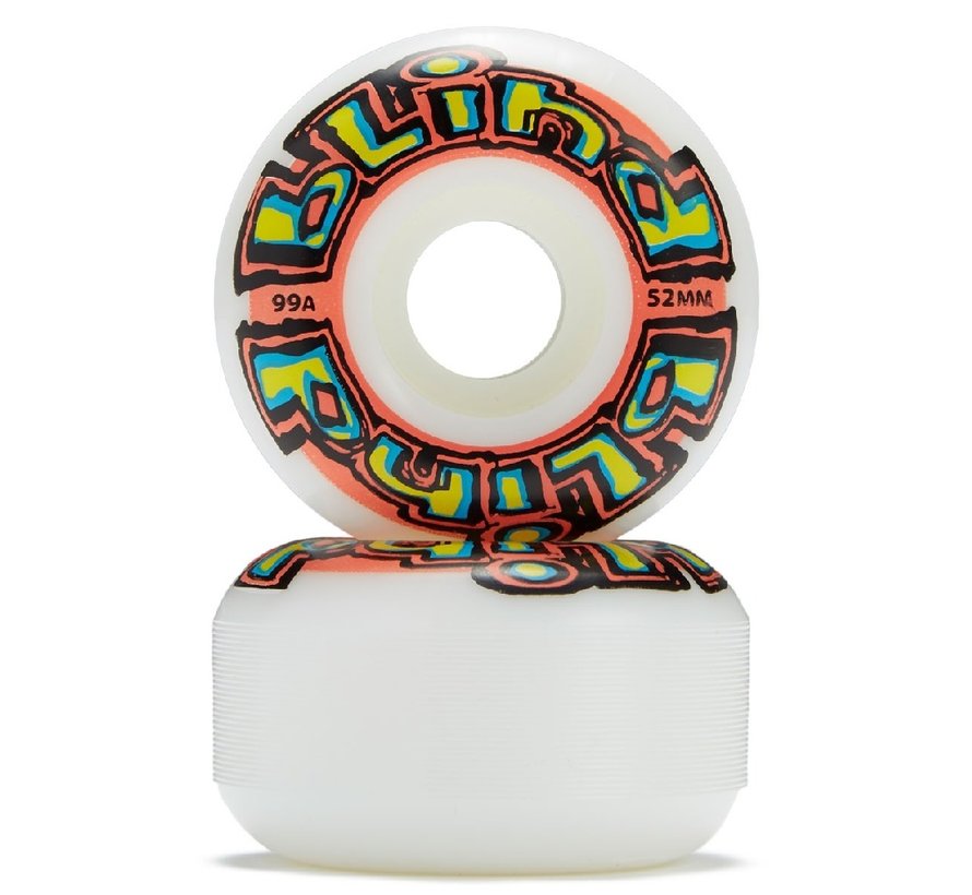 Blind OG Stretch Skateboard Wheels 52mm Rot Weiß