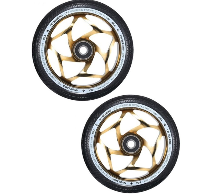 SET Blunt Tri Bearing 120mm Black Gold