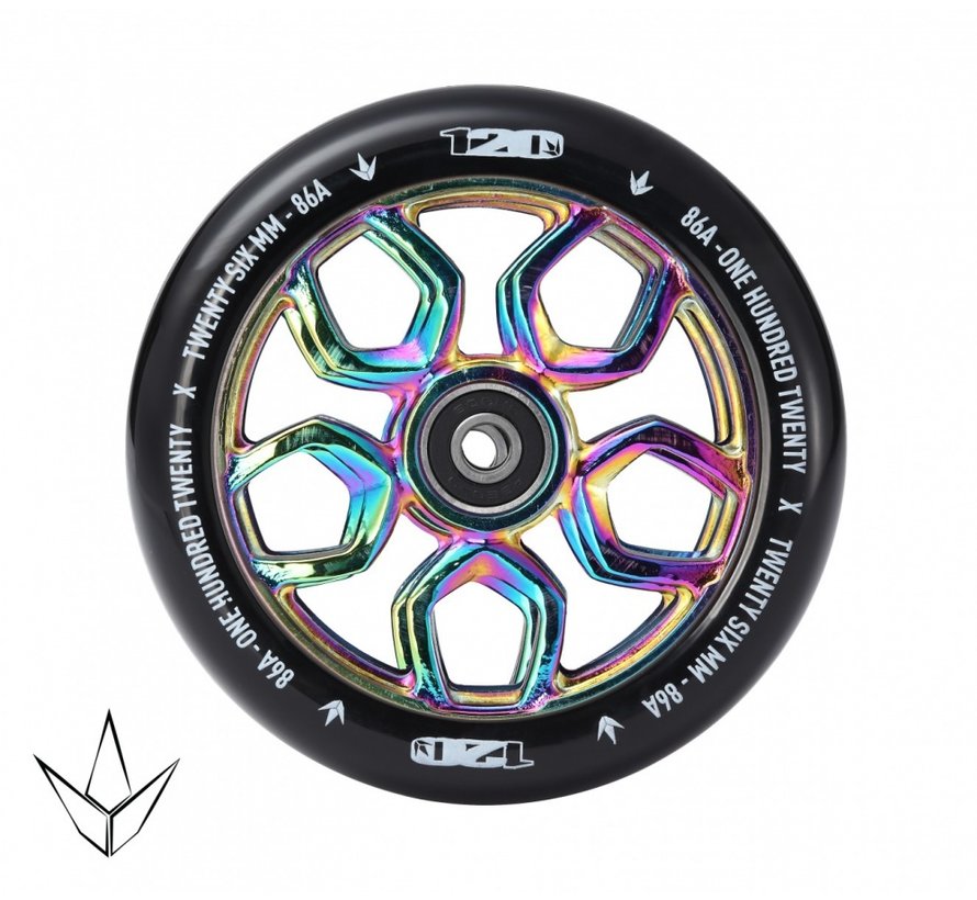 Roue de trottinette Lambo Blunt 120 mm Oil Slick