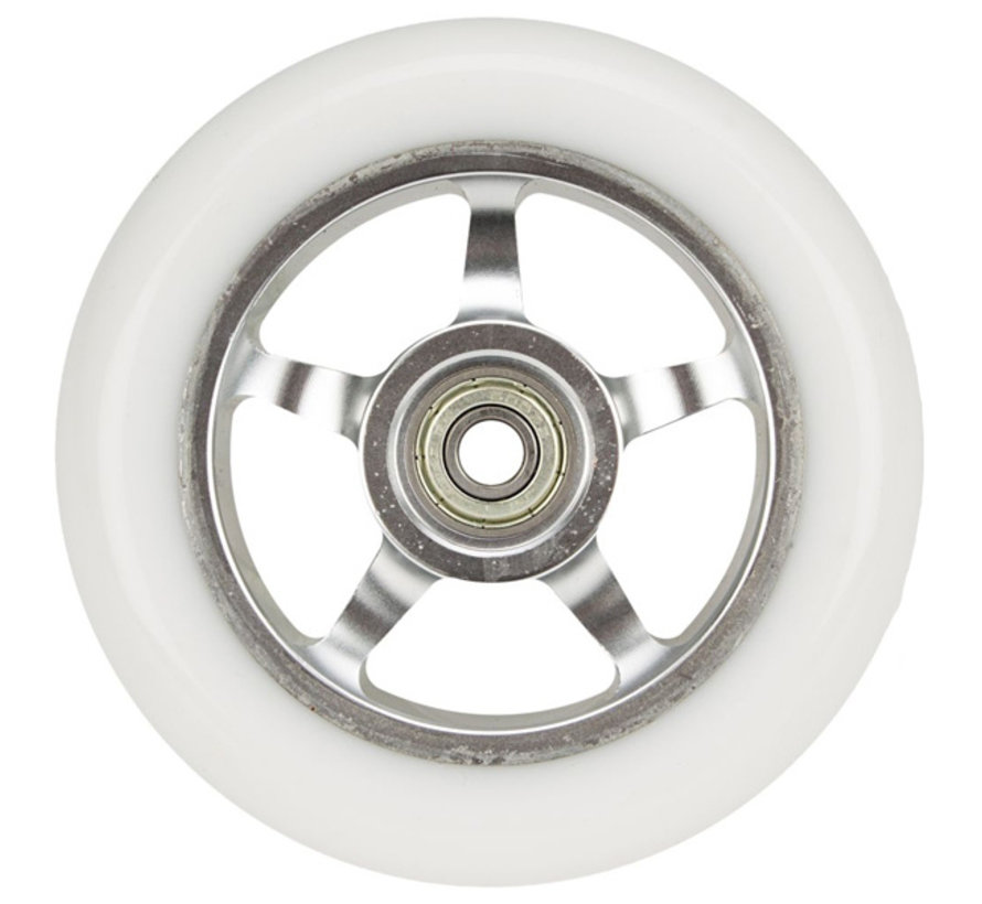 Black Dragon Aluminum Core Stunt Scooter Wheel 100mm White