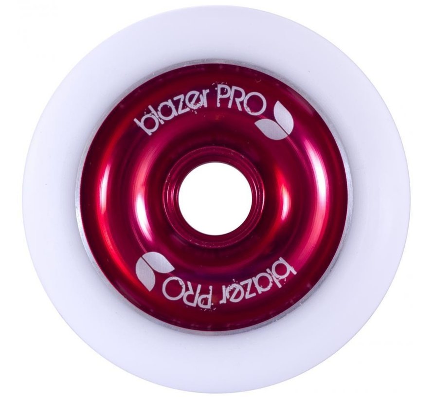 Blazer Pro 100mm Aluminium Disk Core Stuntstep Wiel Red