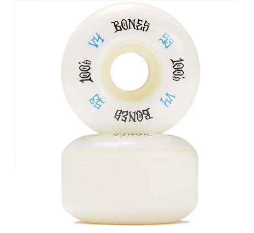 Bones  Bones 100's Skateboard Wheels V4 100A White