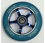 Crisp 100mm Spoke Alu Stunt Scooter Wheel Blue