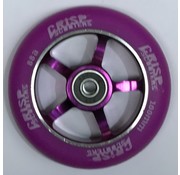 Crisp Roue Trottinette Freestyle Crisp Spoke Alu 100mm Violet