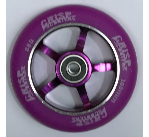 Crisp  Crisp 100mm Spoke Alu Stunt Scooter Wheel Purple